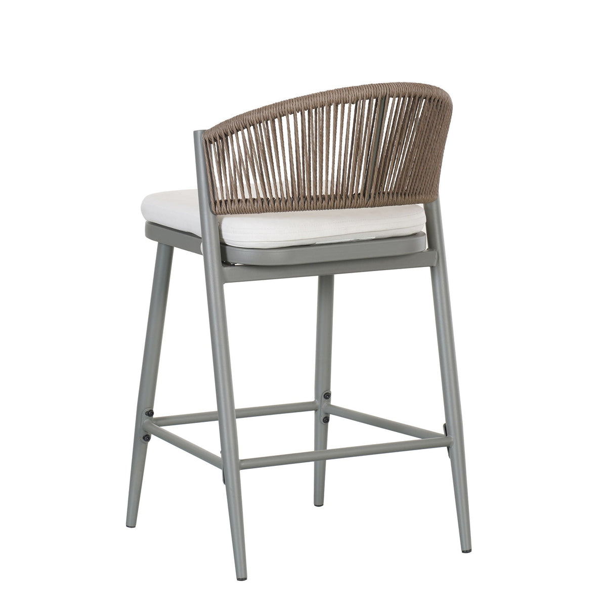 Outdoor 26" Counter Height Metal Frame Counter Stools