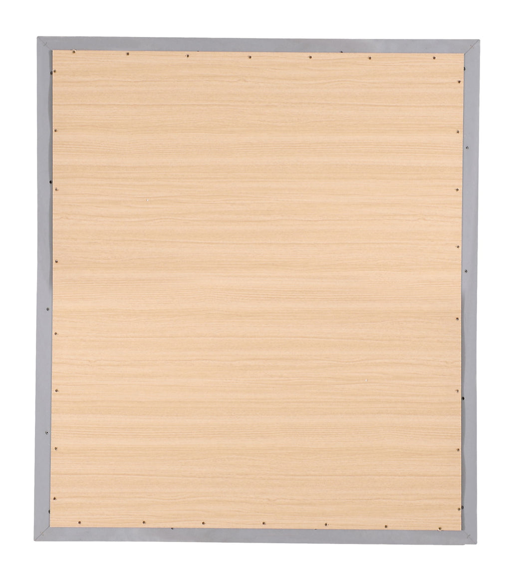 Silver Champagne Wall Mirror with Low Distortion Glass - Kat