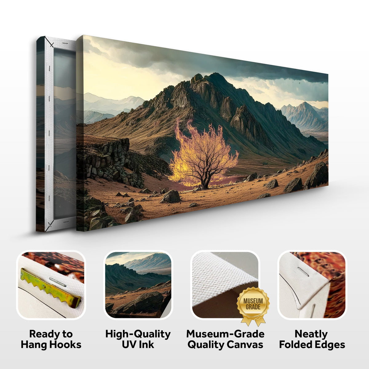 Burning Bush - Faith Wall Art VI