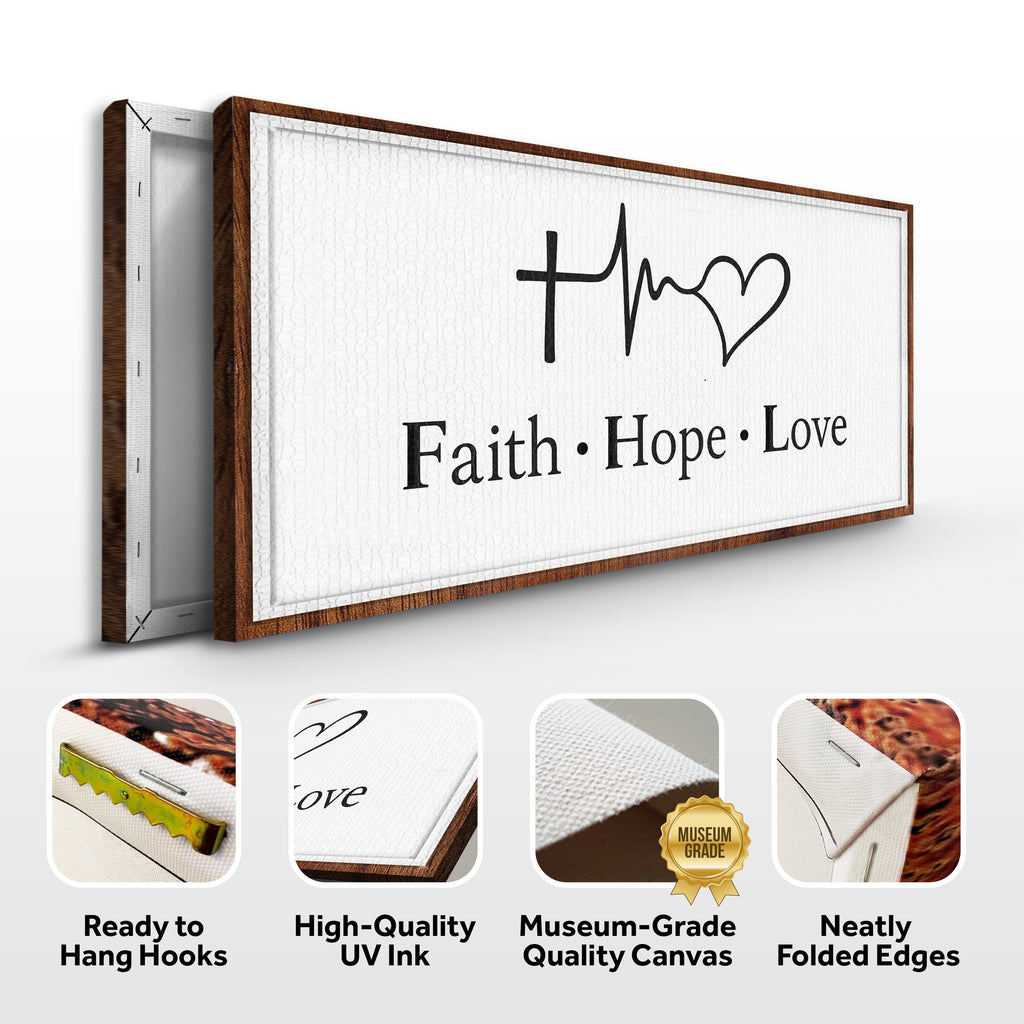 Faith, Hope, Love Faith Wall Art