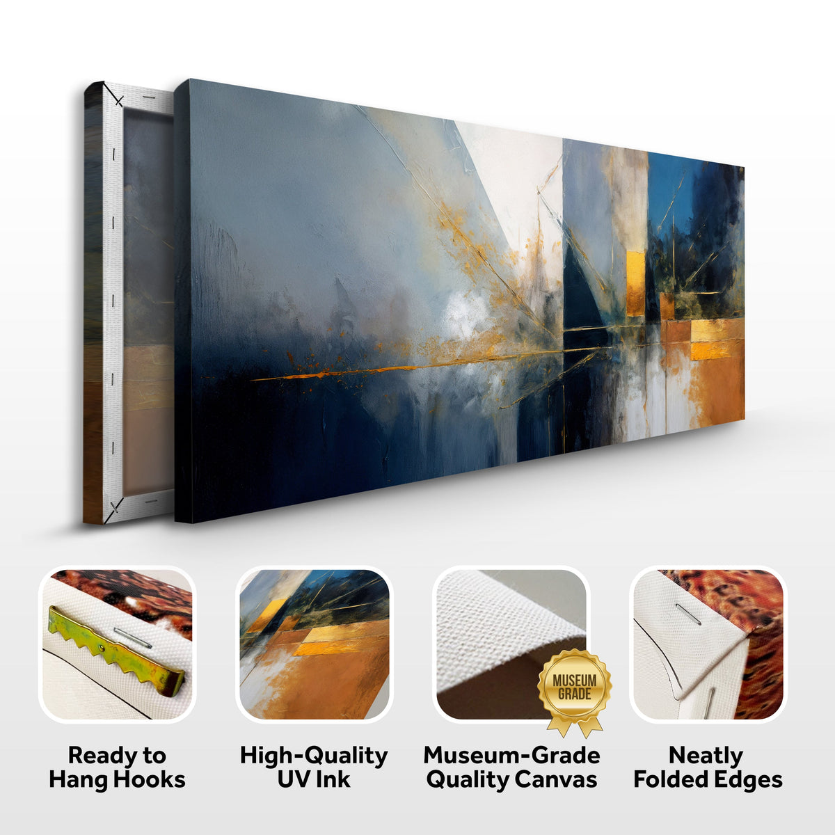 Abstract Geometric Lines Wall Art III