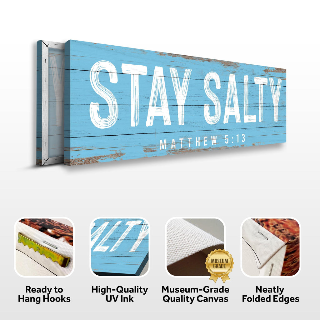 Stay Salty Coastal Sign IV