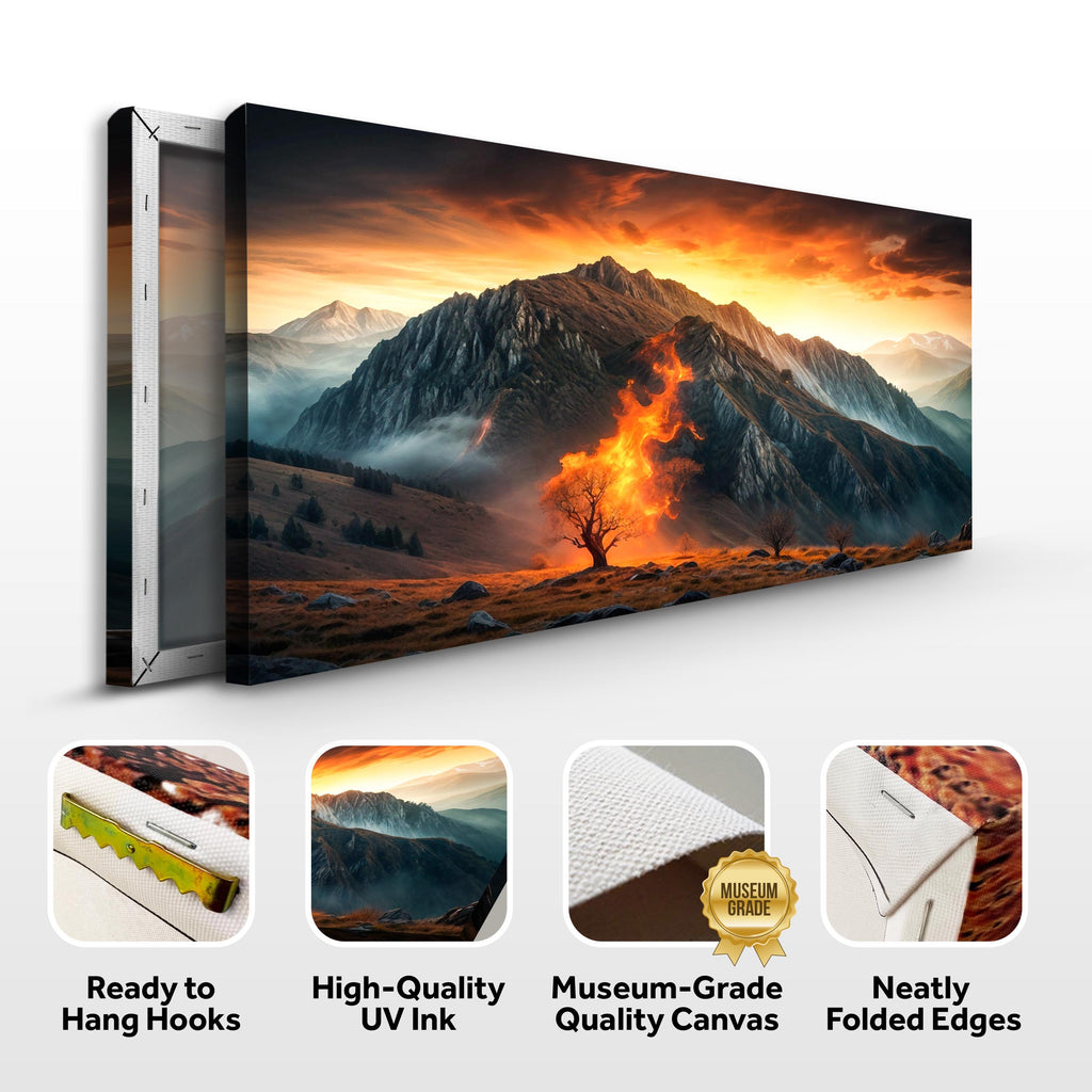 Burning Bush - Faith Wall Art XIII