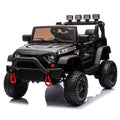 24V Kids Ride On Car with Remote Control and Bluetooth - Black