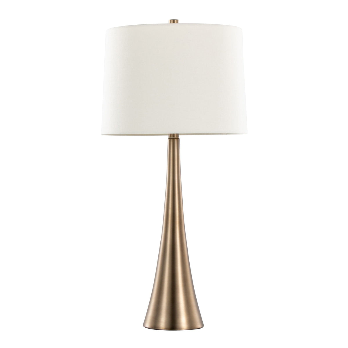 Contemporary Table Lamp Set with 3-Way Switch - Pearl Silver or Bronze