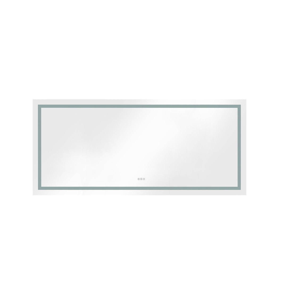 72" x 32" LED Bathroom Mirror with Front and Backlight - Anti-Fog Glass