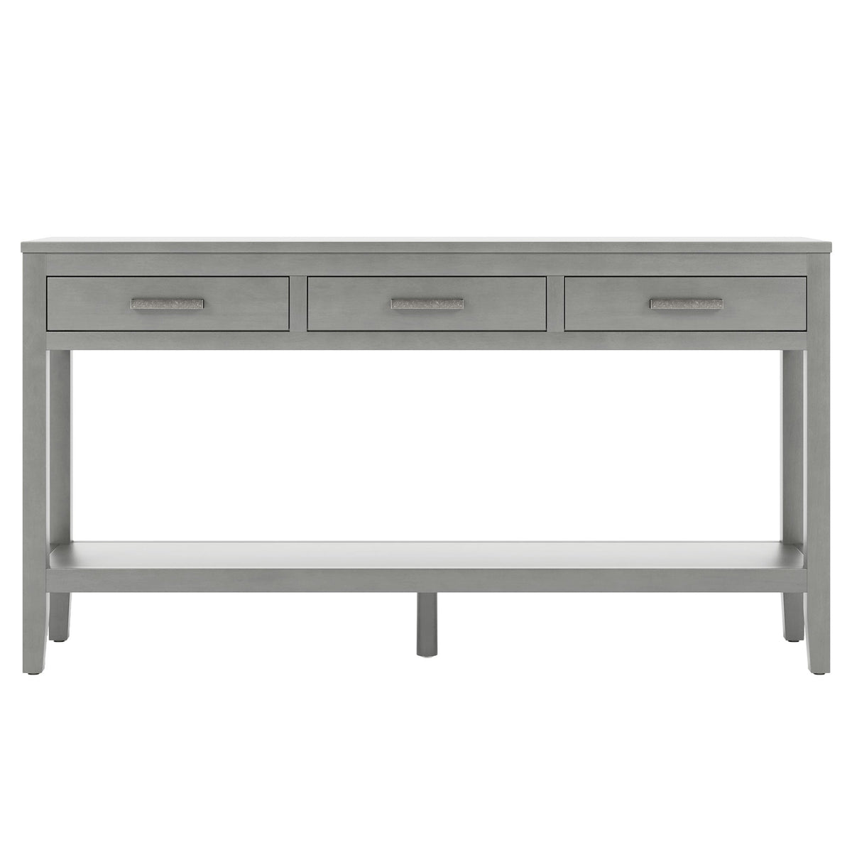 59.1'' Farmhouse Console Table with 3 Drawers - Painted Finish