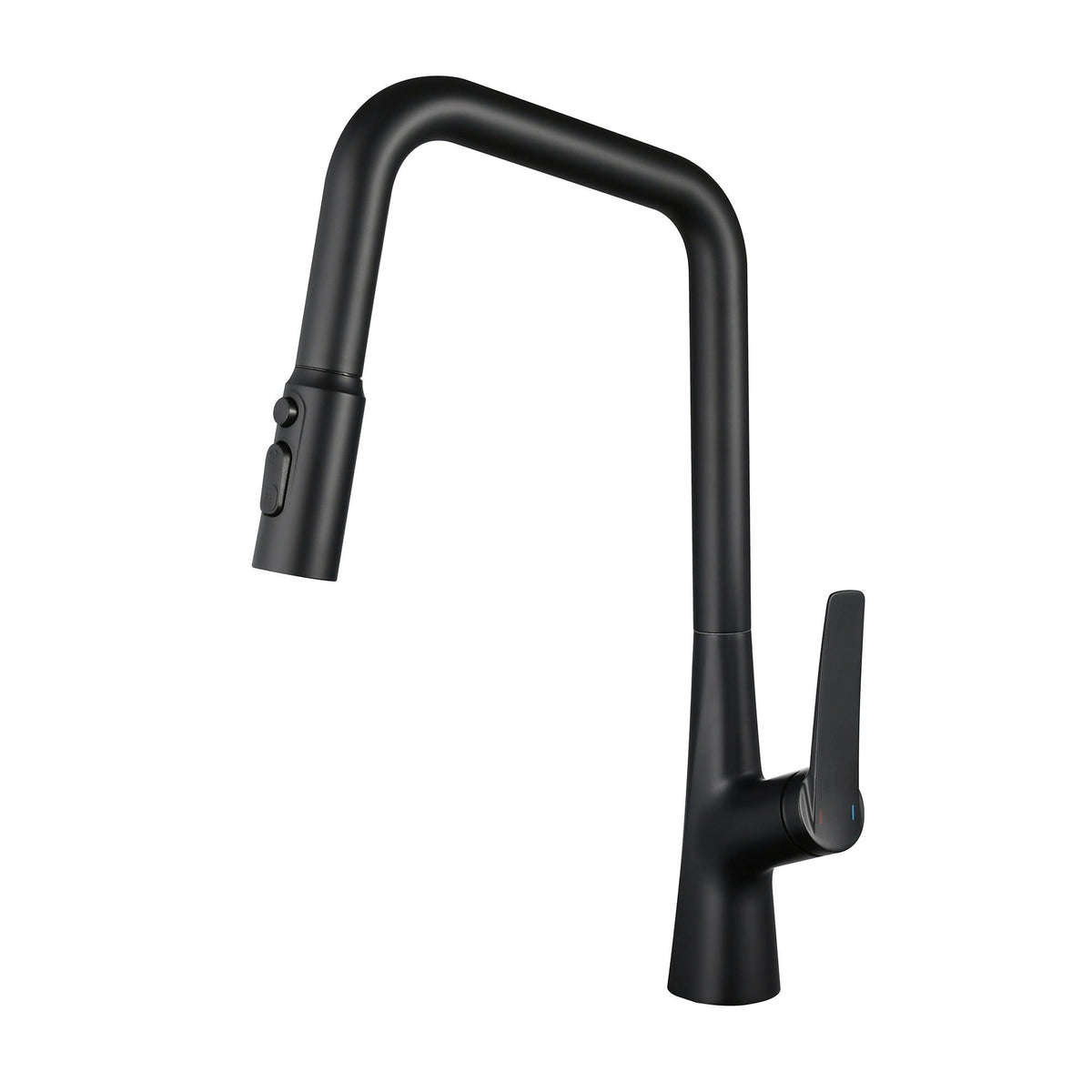Professional Kitchen Faucet with 3-Function 360 Sprayer - Black or Pearl Silver