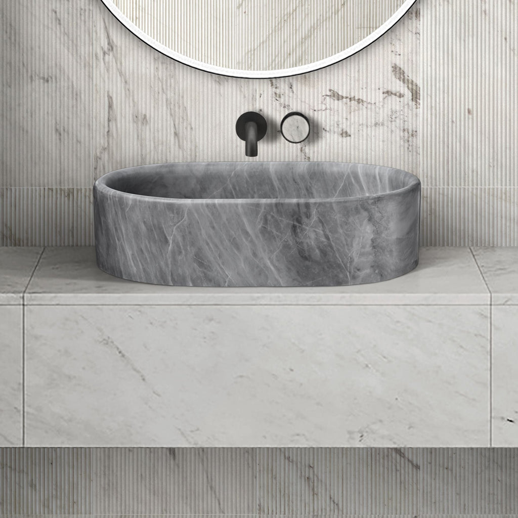Semi Polished Bathroom Vessel Sink