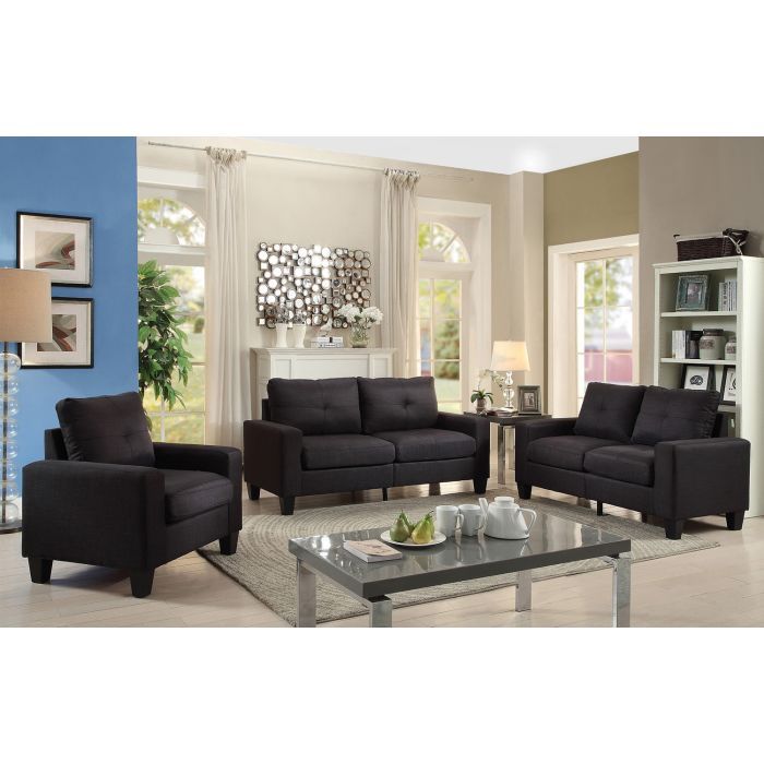 Track Arm Loveseat with Pocket Coil Comfort - Multiple Colors