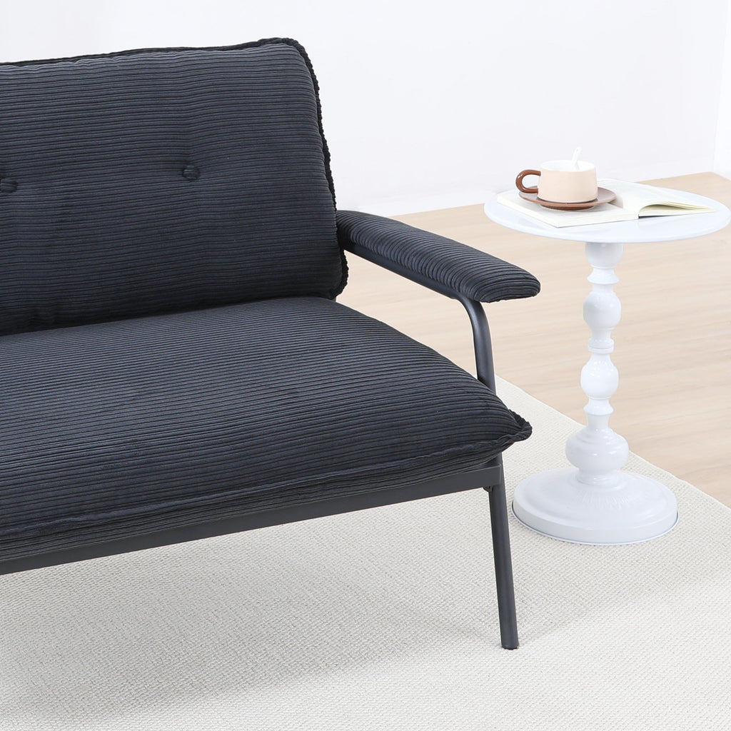 Modern Metal Frame Sofa with Sponge Filling - Beige