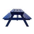 Solid Wood Children's Dining Table and Chairs Set with Multi-Functional Use - Blue or Light Brown