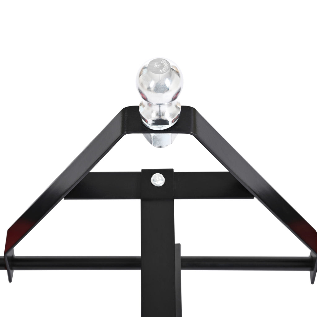 Heavy Duty Trailer Dolly with 2" Ball and 1000 lb Capacity - Black
