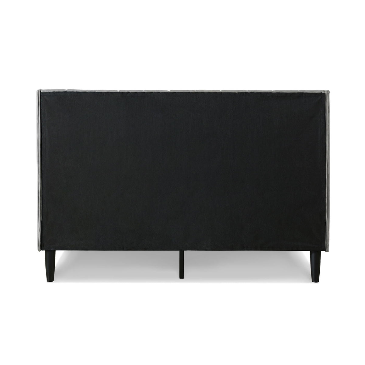 Vertical Tufted Modern Headboard Platform Bed Set with Upholstered Finish - Multiple Colors