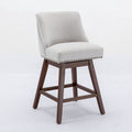 Counter Height Swivel Barstools, Set of 2