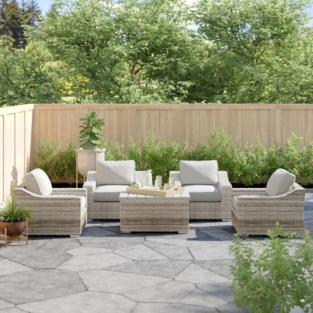 Stylish Sofa Seating Group With Cushions - Multiple Set Options, Dark Gray, Gray, or Dark Brown