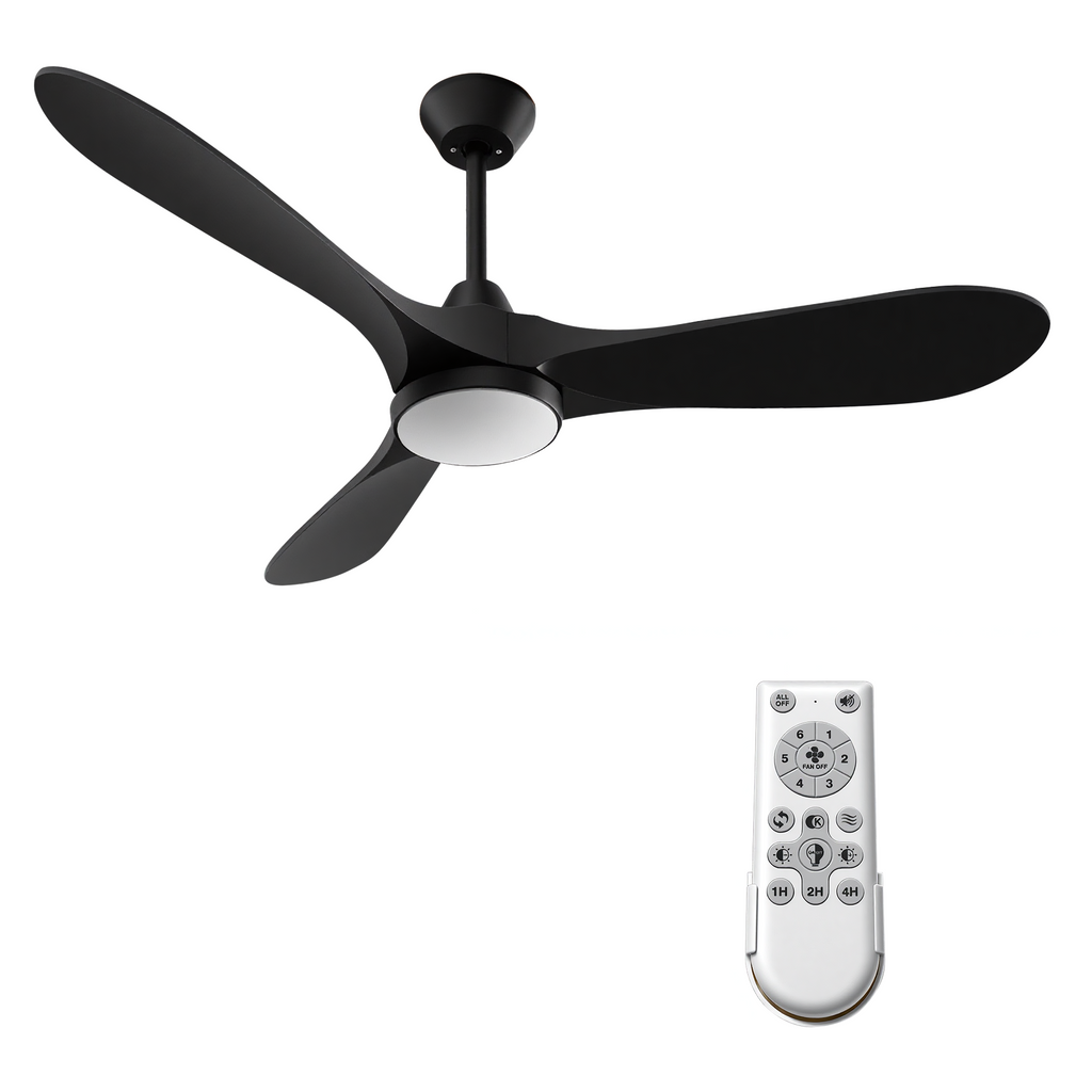 52-Inch Ceiling Fan with Lights and Remote Control
