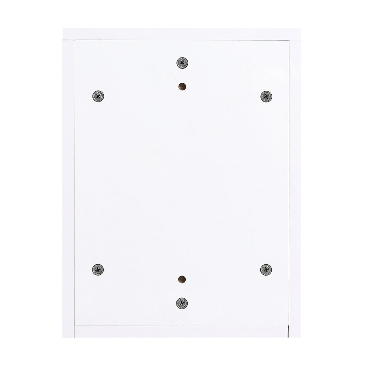 12 Inch Small Wall Mounted Storage Shelves with Glossy Finish - Glossy White