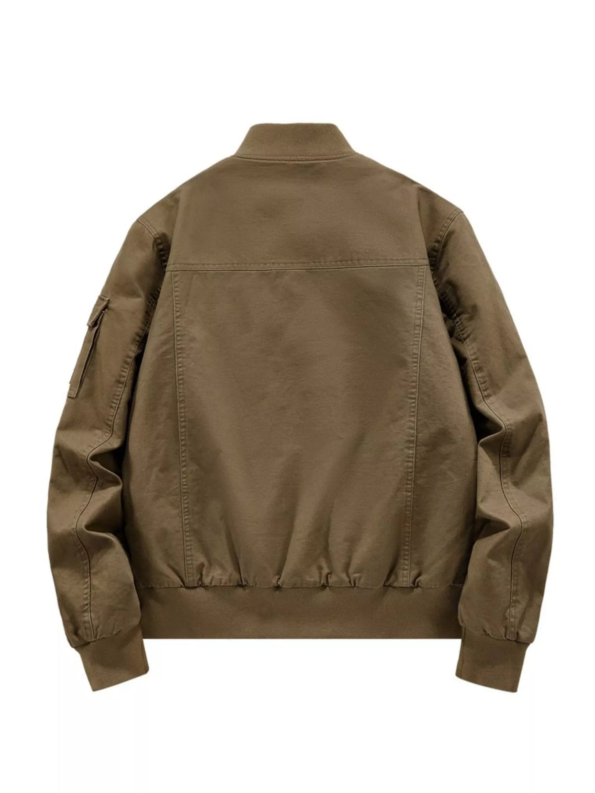 Men's Plus Size Zip Up Long Sleeve Jacket