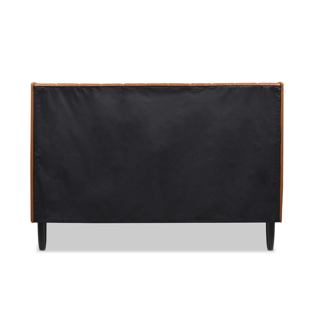Vertical Tufted Modern Headboard Platform Bed Set with Upholstered Finish - Multiple Colors