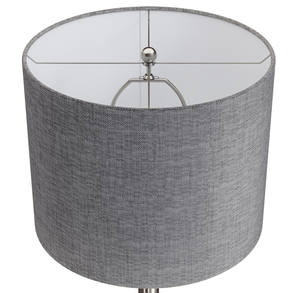 Contemporary Semi Gloss Table Lamp Set of 2 with Hourglass Design - Multiple Colors