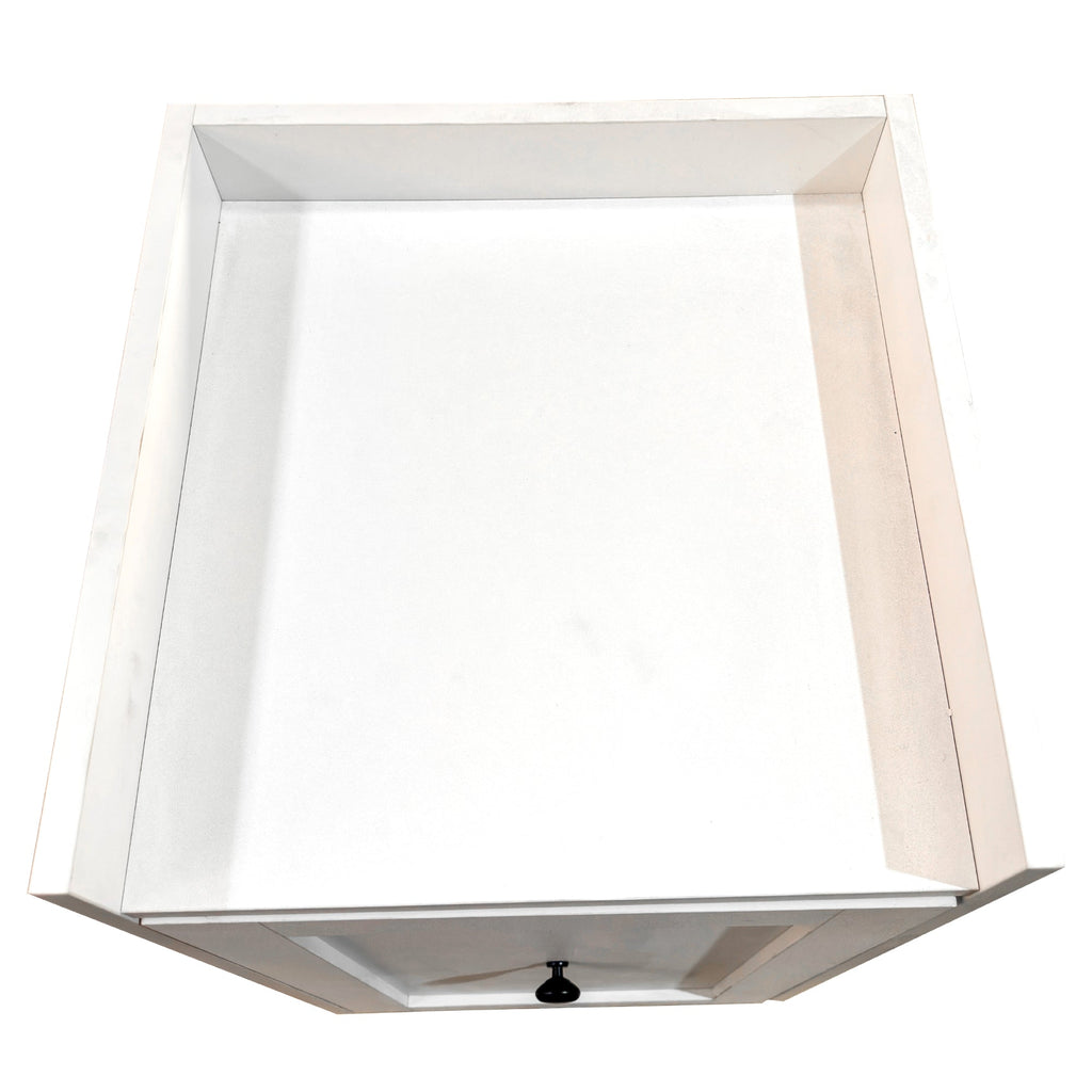 Sliding Snack Cabinet Organizer with Wheels - Particle Board