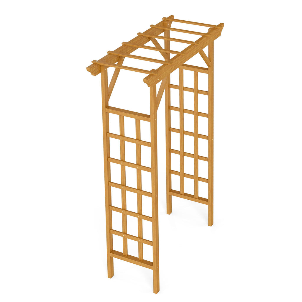 Wedding Arbor with Trellis Design - Dark Brown or Light Brown