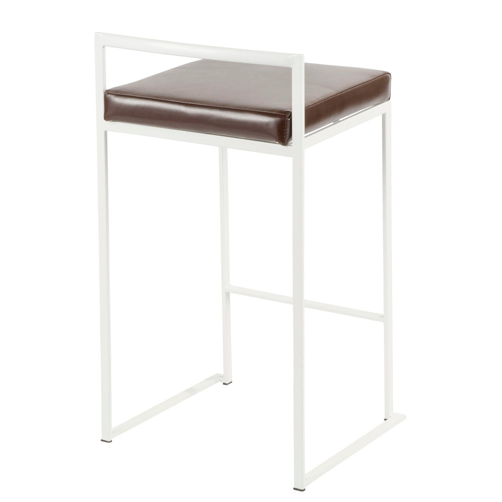 Stackable Counter Stool with Padded Comfort Seat - Multiple Colors