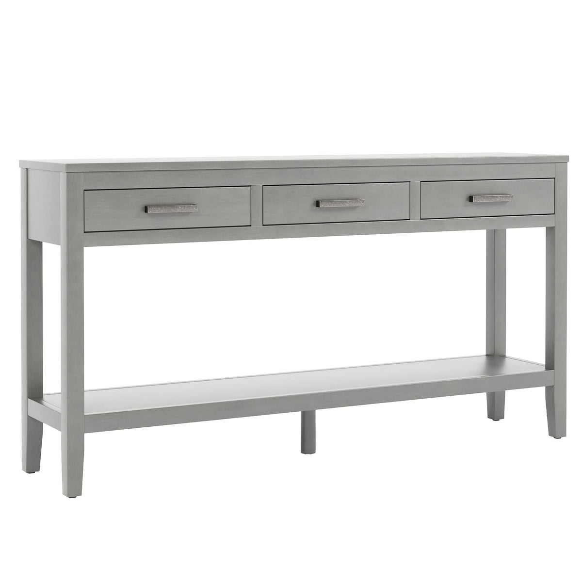 59.1'' Farmhouse Console Table with 3 Drawers - Painted Finish