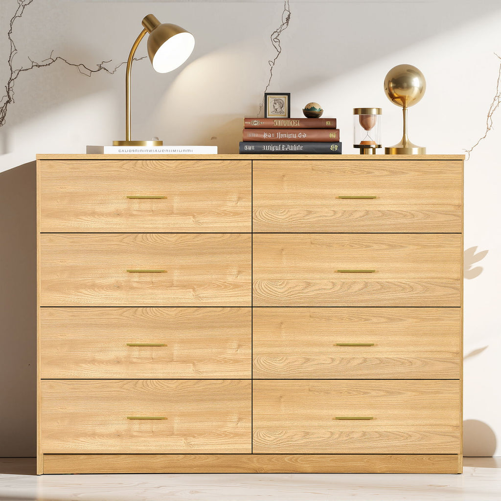 Modern Drawer Dresser with Ample Storage - Multiple Colors
