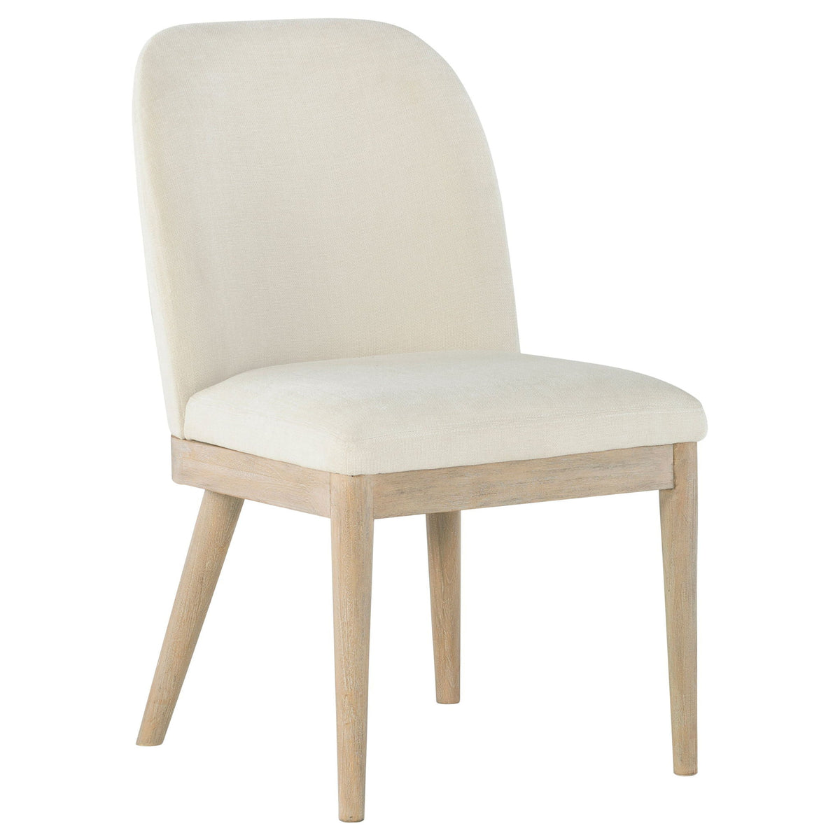 Solano Upholstered Dining Side Chair Beige (Set of 2)