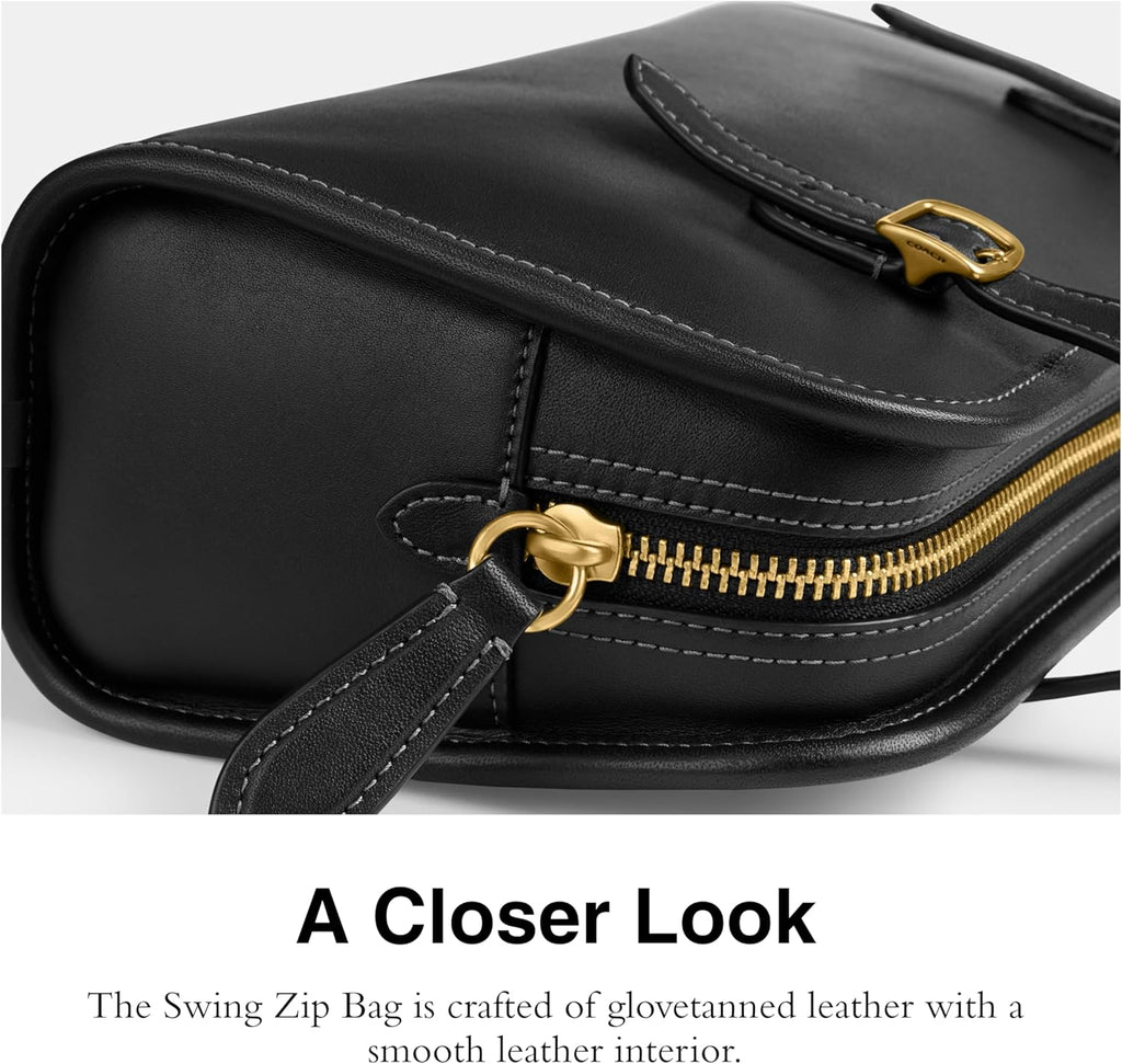 COACH Swing Zip Bag with Grommets