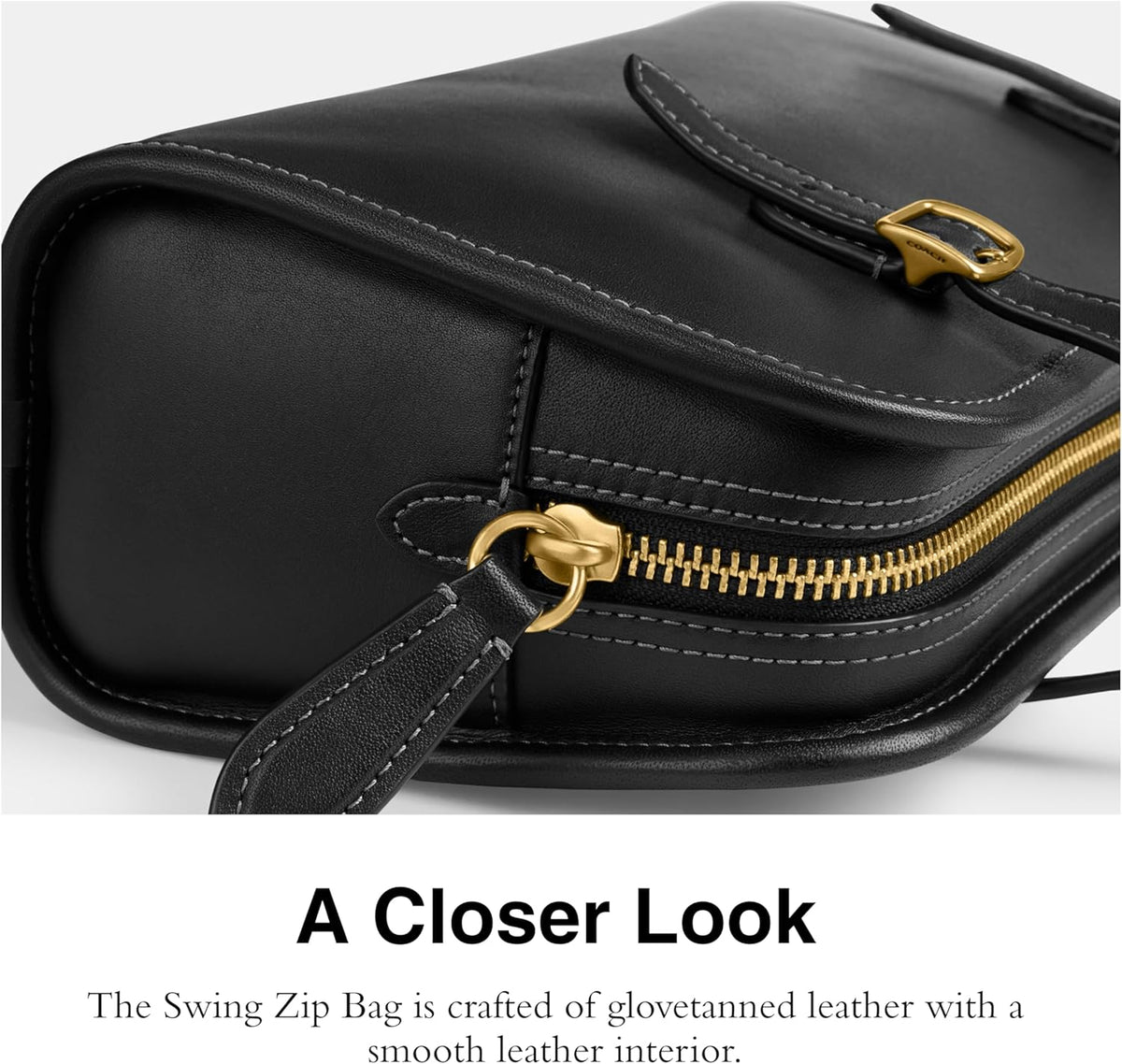 COACH Swing Zip Bag with Grommets