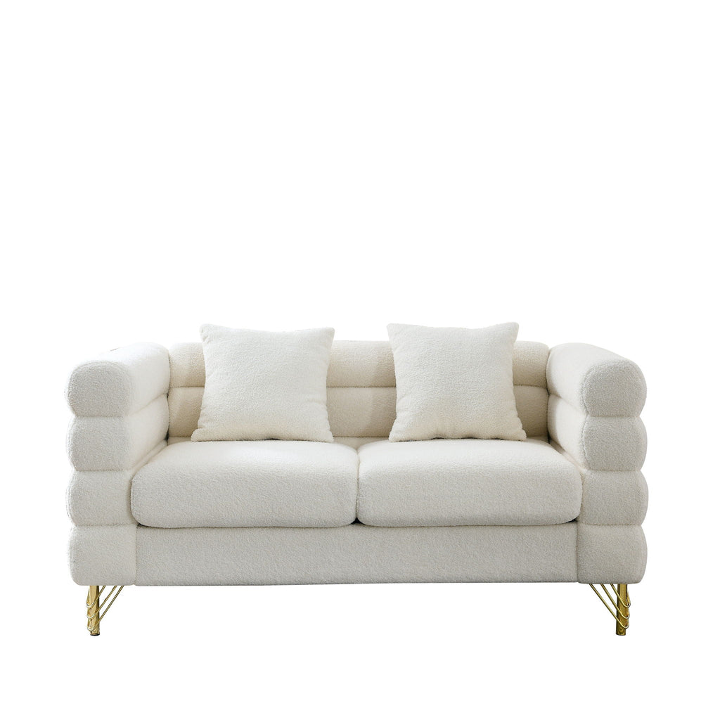 Streamline Sectional Sofa with Art Deco Design - Multiple Colors
