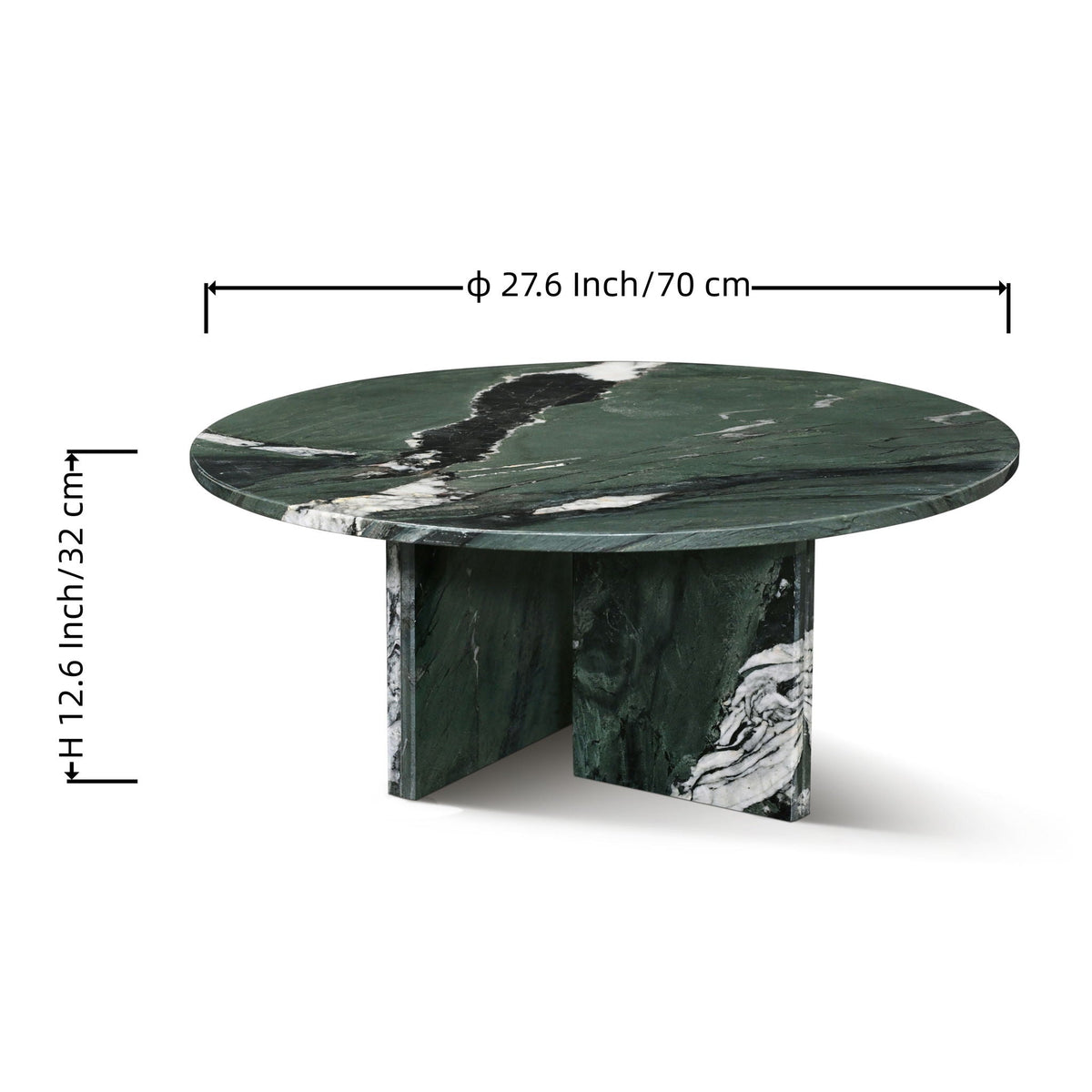 Luxury Coffee Table with Unique Veining - Natural Stone Design