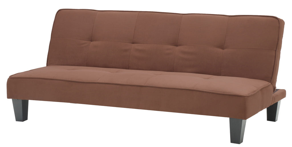 Alan Sofa Bed with Contemporary Design - Black, Dark Brown, Red, Light Brown