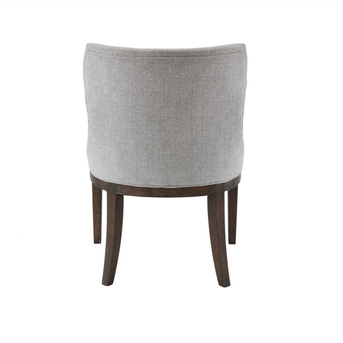 Gray Dining Side Chair Set with Solid Wood Legs - Mist Gray