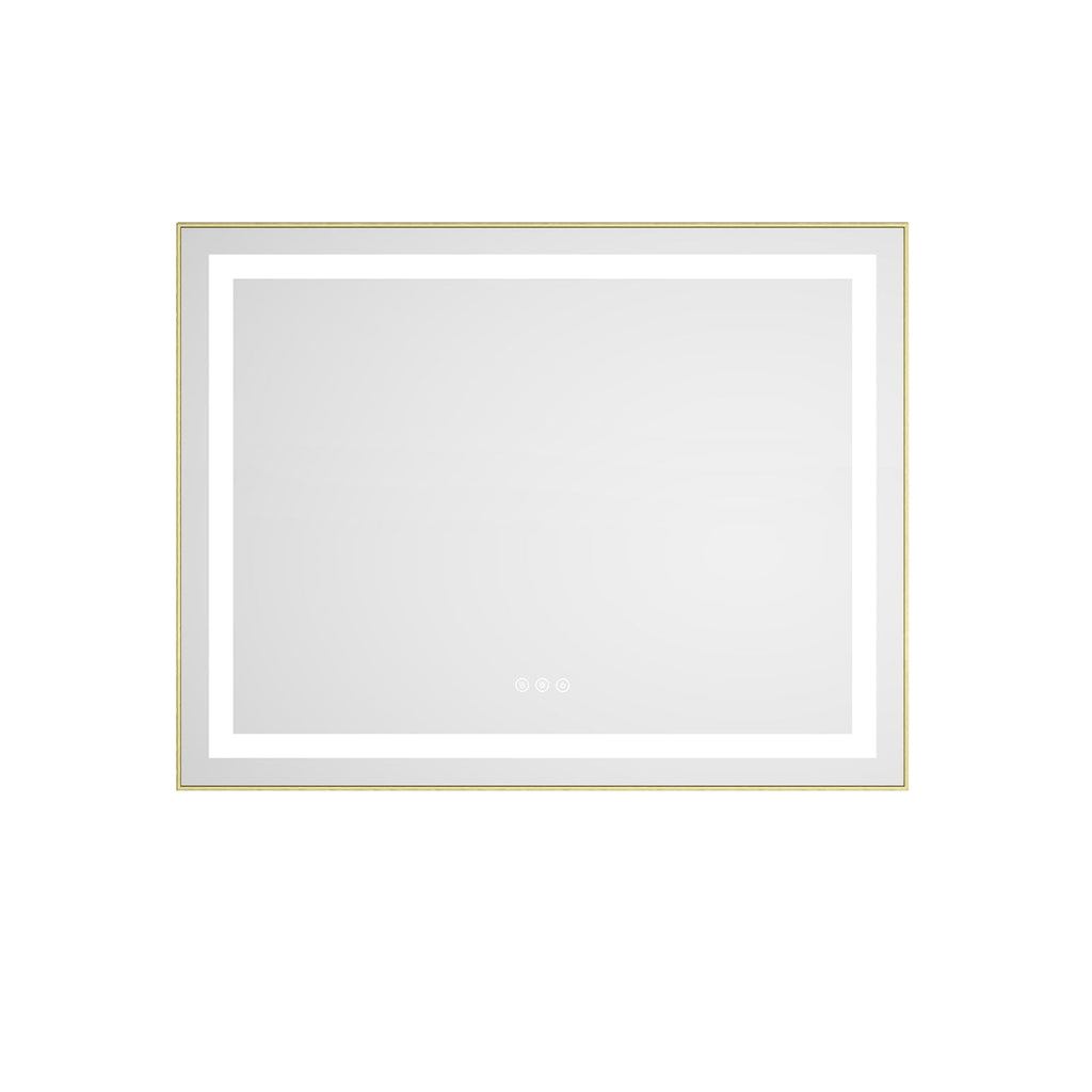 36" x 28" LED Bathroom Mirror with Front and Backlight