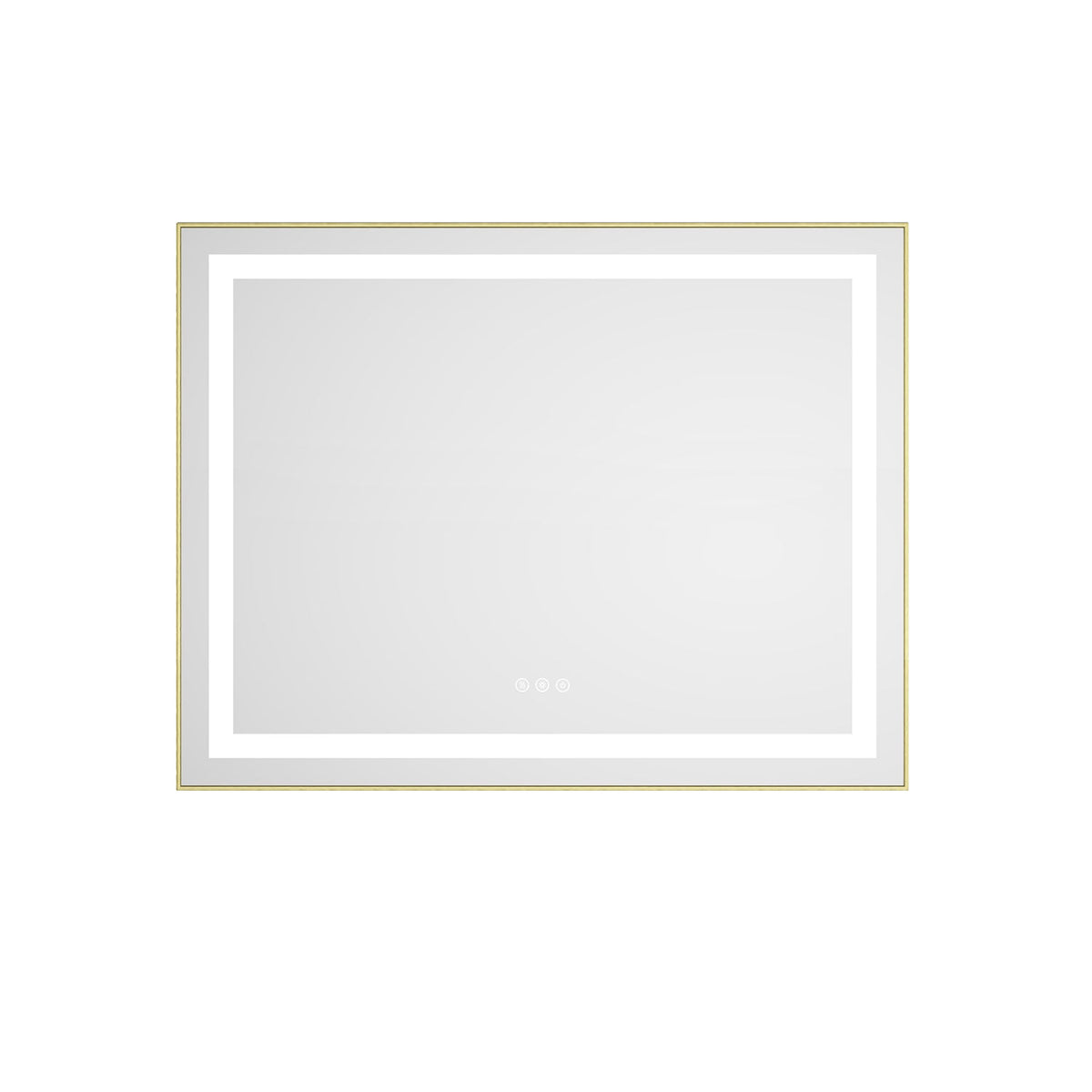 36" x 28" LED Bathroom Mirror with Front and Backlight