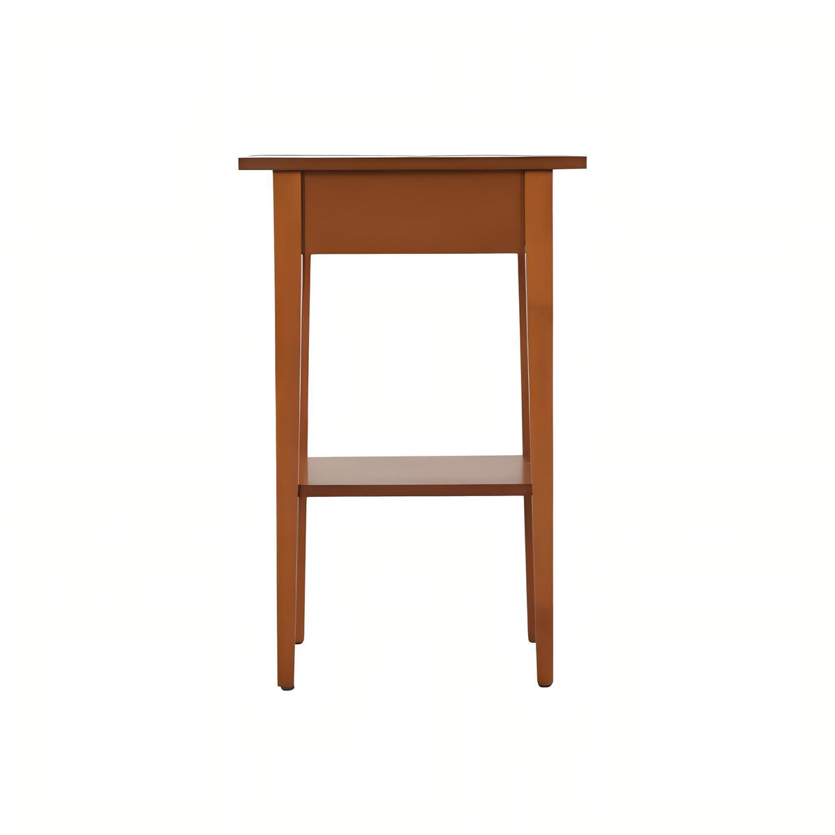 Wood Nightstand with Drawer and Shelf - Multiple Colors
