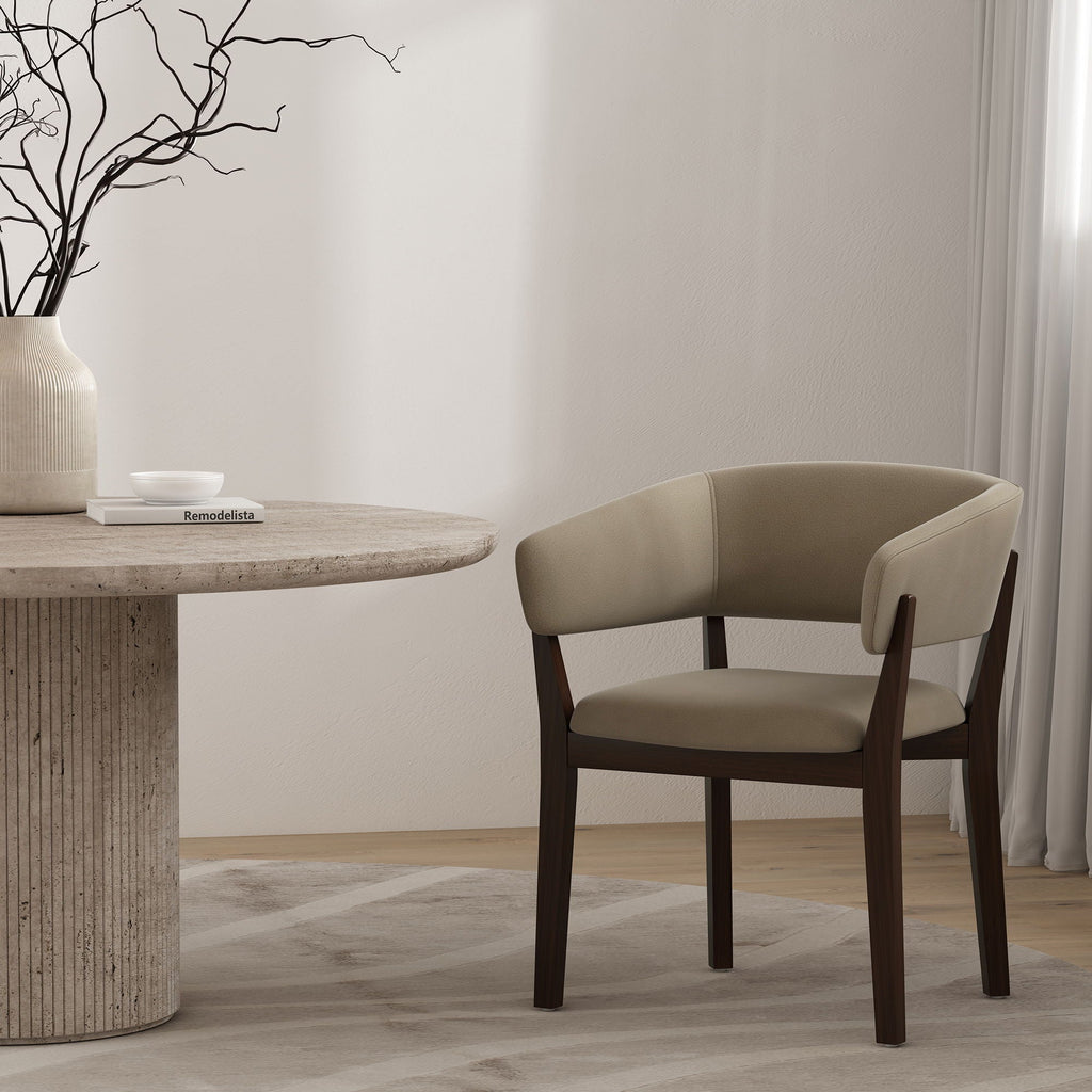 Blake Armchair with Sculptural Frame - Multiple Colors