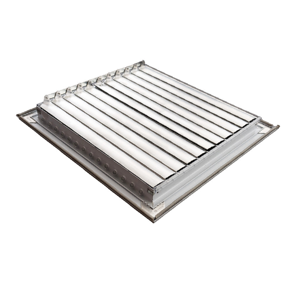 Adjustable Aluminum HVAC Register Vent Cover with Precise Airflow Control - 12x12 Inch