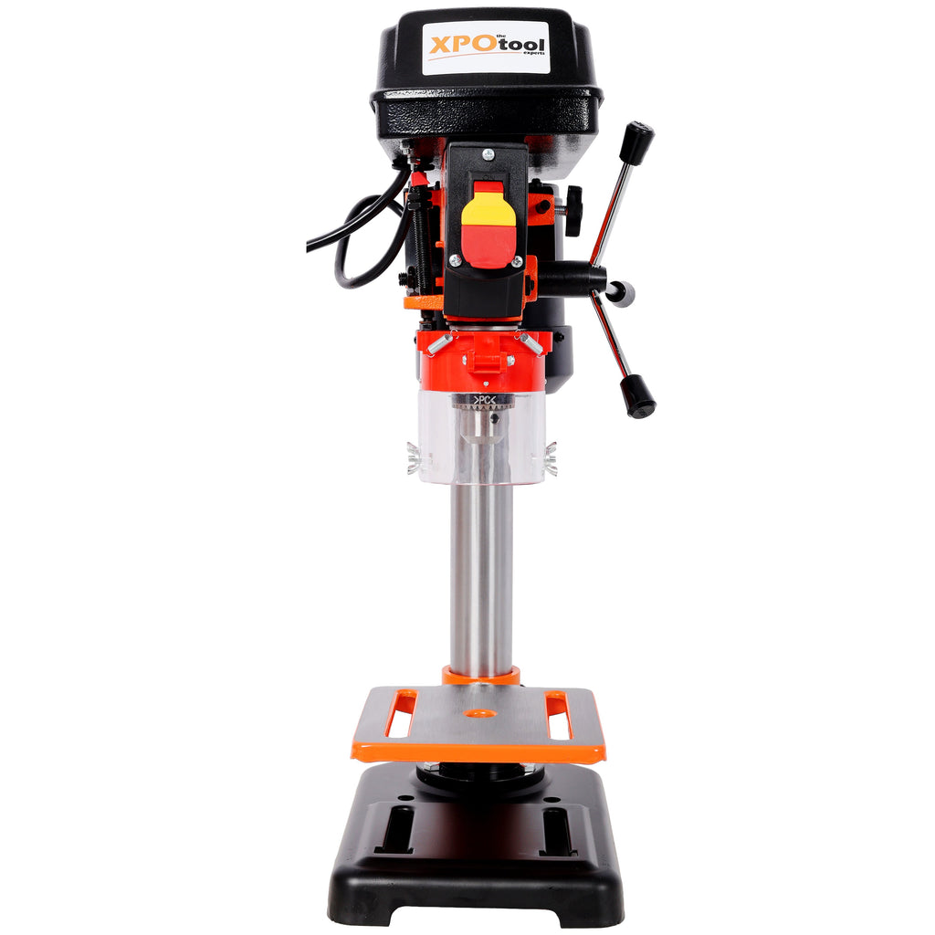 8" Swing Benchtop Drill Press with Laser & Vise Clamp - Steel