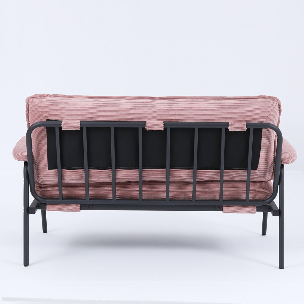 Modern Metal Frame Sofa with Sponge Filling - Beige
