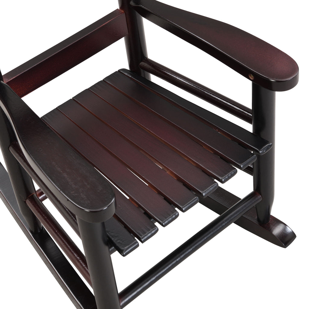 Children's Rocking Chair with Sturdy Populus Wood Frame - Multiple Colors