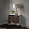 Jamonica - Nightstand With 2 Drawers - Dark Brown