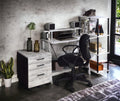 Antique White Writing Desk with USB Ports - Nypho