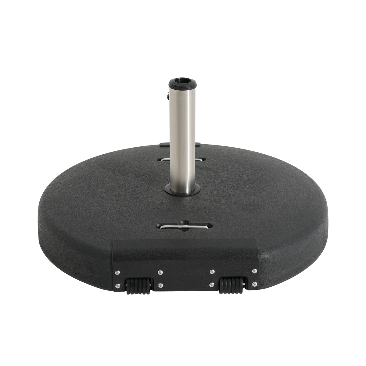 133-Pound Concrete Resin Umbrella Base with Wheels - Mota Outdoor