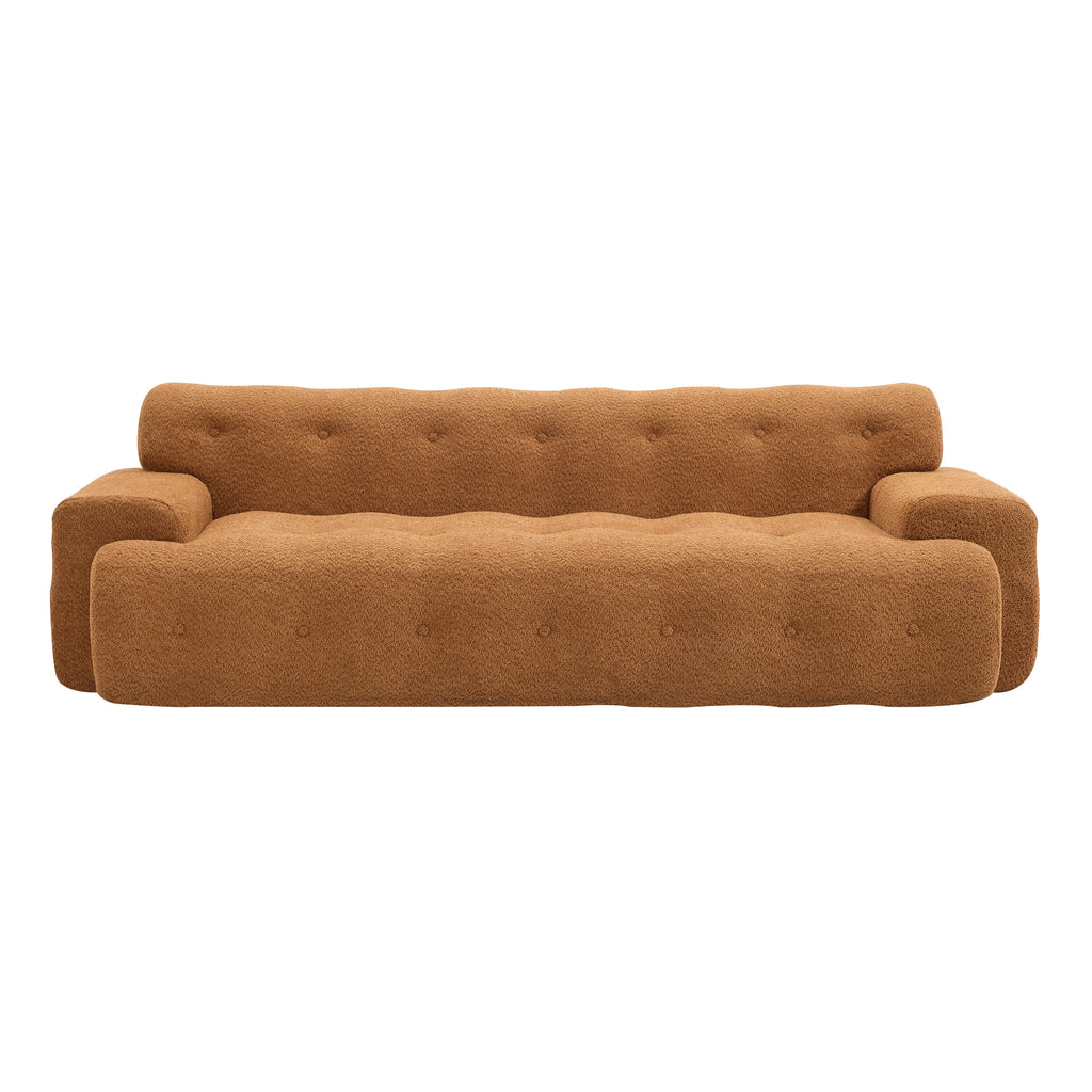 88 in. Boucle 3 Seater Sofa with Button Tufted Upholstery - Nomad