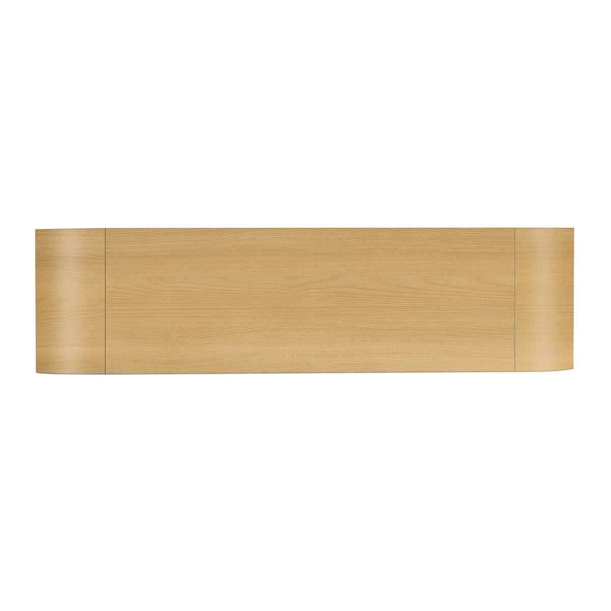 U-STYLE four door curved corner design wavy door panel cabinet with adjustable shelves